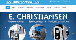 Desktop Screenshot of christiansen.no