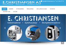Tablet Screenshot of christiansen.no